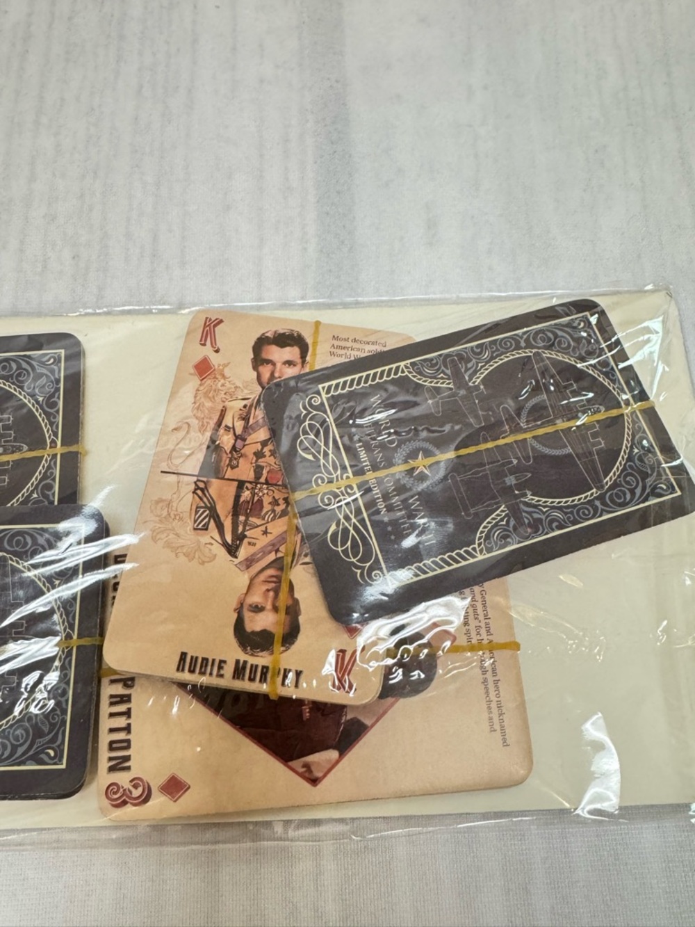 Heroes of World War II Limited Edition Playing Cards Sealed New - Picture 6 of 7